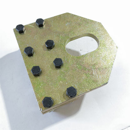 1pcs 8 Slots Elevator Rope Clamping Plate Can Hold 8-13mm Wire Rope  Lift Spare Parts 1set