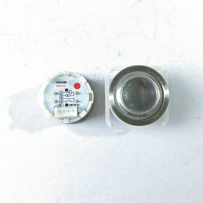 10PCS Elevator Button A3N10381 Elevator Stainless Steel Circular Button Red Light Lift Button