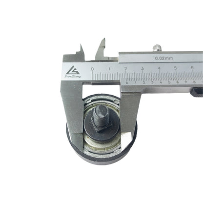 10pcs Elevator Roller 39*12*6201 Lift Hanger Concentric Roller 39*12*6201Z OD 39MM W 12MM Bearing 6201Z H 33mm Screw M8