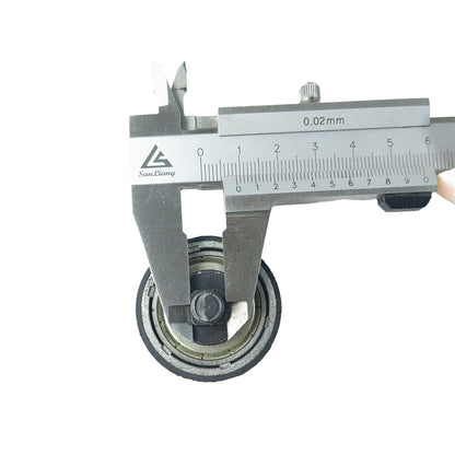 10pcs Elevator Roller 39*12*6201 Lift Hanger Concentric Roller 39*12*6201Z OD 39MM W 12MM Bearing 6201Z H 33mm Screw M8