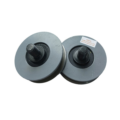 20pcs Escalator Roller with Long Axle OD=56mm W=14mm 56*14*6201  Flat Grooved Pulley