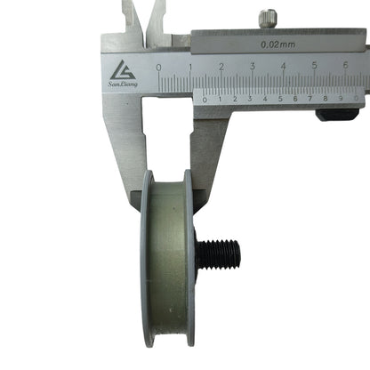 20pcs Escalator Roller with Long Axle OD=56mm W=14mm 56*14*6201  Flat Grooved Pulley