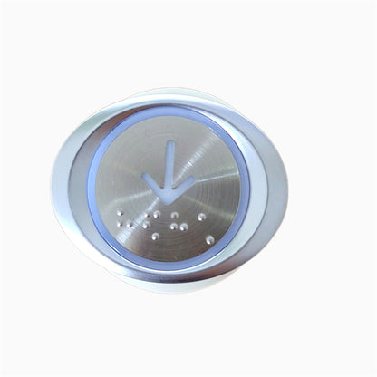 10PCS/LOT  AN306 Elevator Oval Button A3N52401 A4J52400 A4N52401 190624 White Light G20090808H01 With Braille