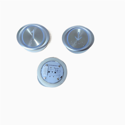 10PCS/LOT  AN306 Elevator Oval Button A3N52401 A4J52400 A4N52401 190624 White Light G20090808H01 With Braille
