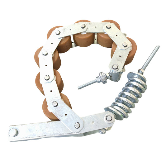1 PCS Escalator Parts Handrail Pressure Chain 7 Rollers D76mm W54mm